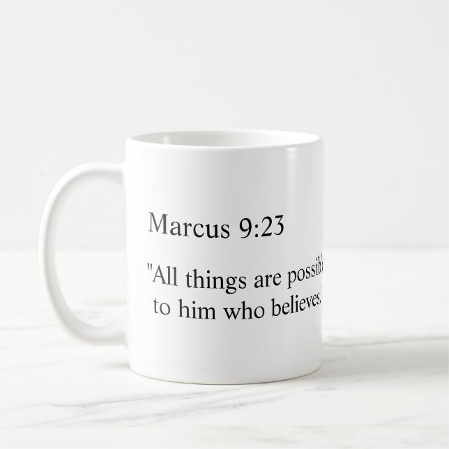 Believe! Coffee Mug (Left)