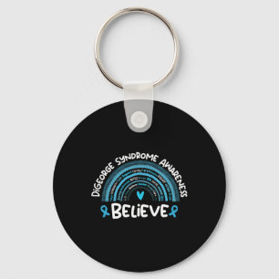 Believe Digeorge Awareness Month Digeorge Syndrome Key Ring