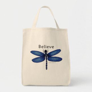 Believe Dragonfly -  Yoga, Gym, Grocery Bag