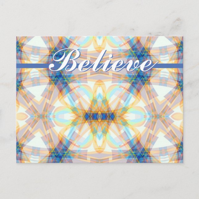 Believe Dream Energy Postcard (Front)