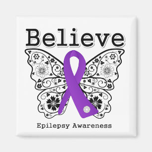 Believe Epilepsy Awareness Magnet