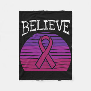 Believe Epilepsy Awareness Pancreatic Lupus Overdo Fleece Blanket