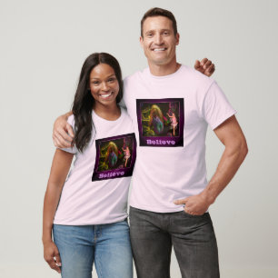 Believe Fairy And Lady Slipper Inspirational T-Shirt