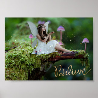 "Believe" Fairy Poster