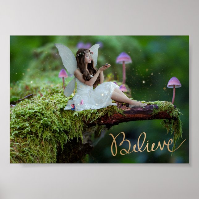 "Believe" Fairy Poster (Front)