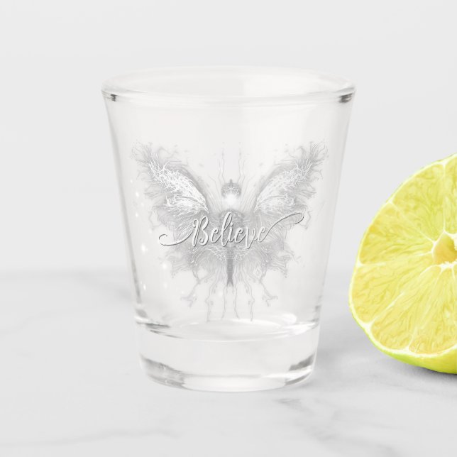 Believe Fairy Starlight Fantasy Shot Glass (Front)