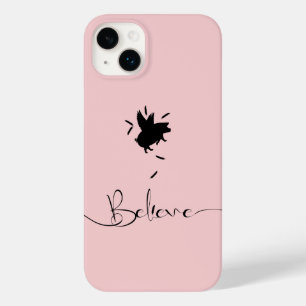 Believe-Falling Pig Feathers Case-Mate iPhone 14 Plus Case
