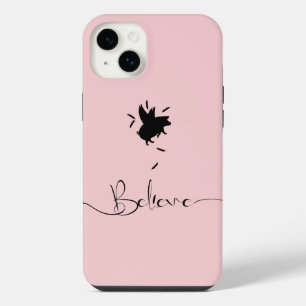 Believe-Falling Pig Feathers iPhone 14 Plus Case