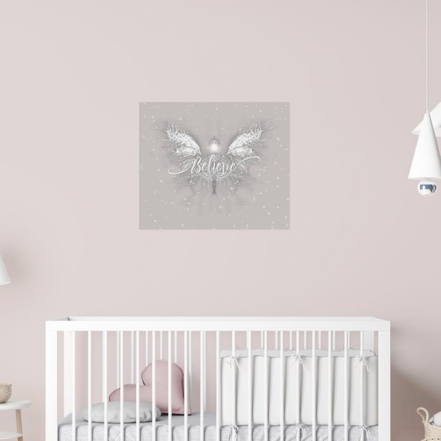 Believe Filigree Fairy Poster (Nursery 2)