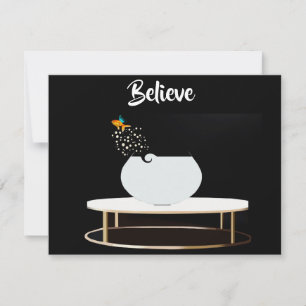 Believe Flat Note Card
