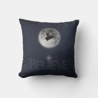Believe-Flying Pig across full moon