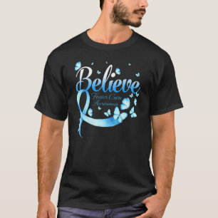 Believe Foster Care Awareness Butterfly T-Shirt