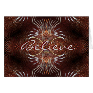 Believe Fractal Card