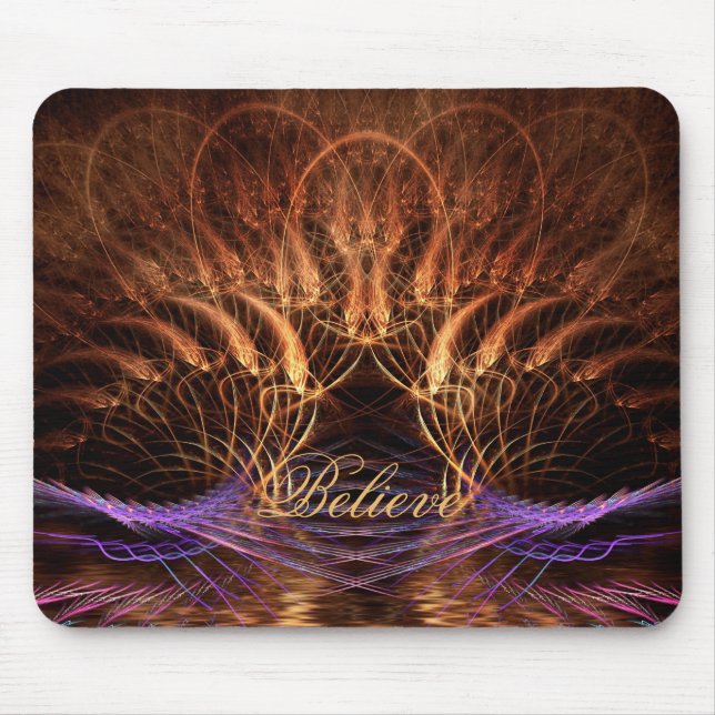 Believe Fractal Stage Mousepad (Front)