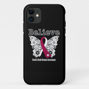 Believe - Head and Neck Cancer Butterfly Case-Mate iPhone Case