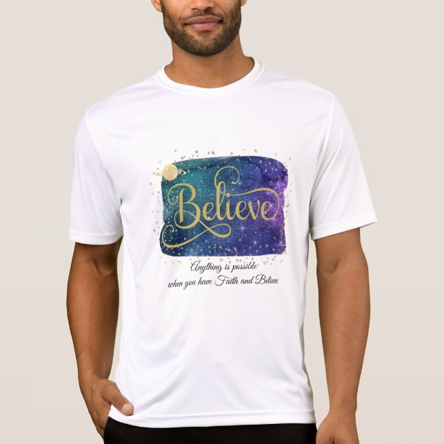 Believe Hoodie T-Shirt (Front)