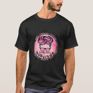 Believe Hope Strength Courage Faith, Breast Cancer T-Shirt
