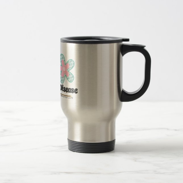 Believe in a cure travel mug (Right)