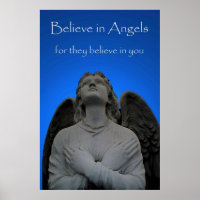 Believe in Angels 36 x 24 Poster