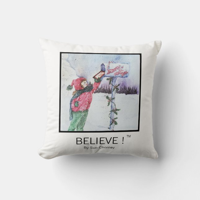 Believe in Asking Cushion (Front)