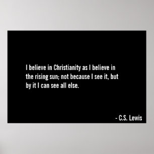 Believe in Christ Poster