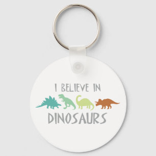 Believe in Dinosaurs Key Ring