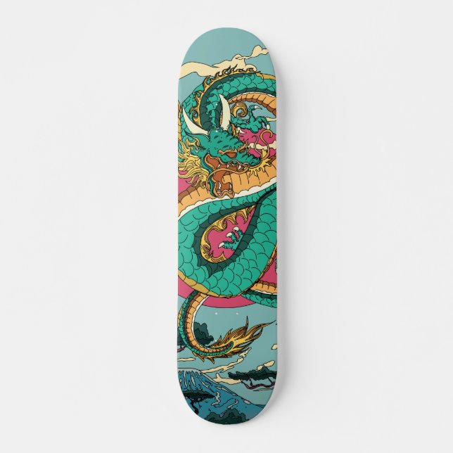 Believe in dragons skateboard (Front)
