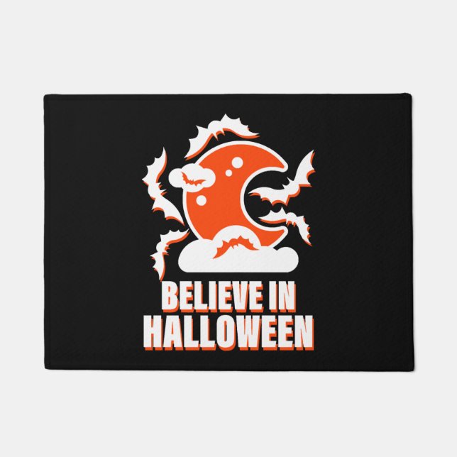 Believe In Halloween Doormat (Front)