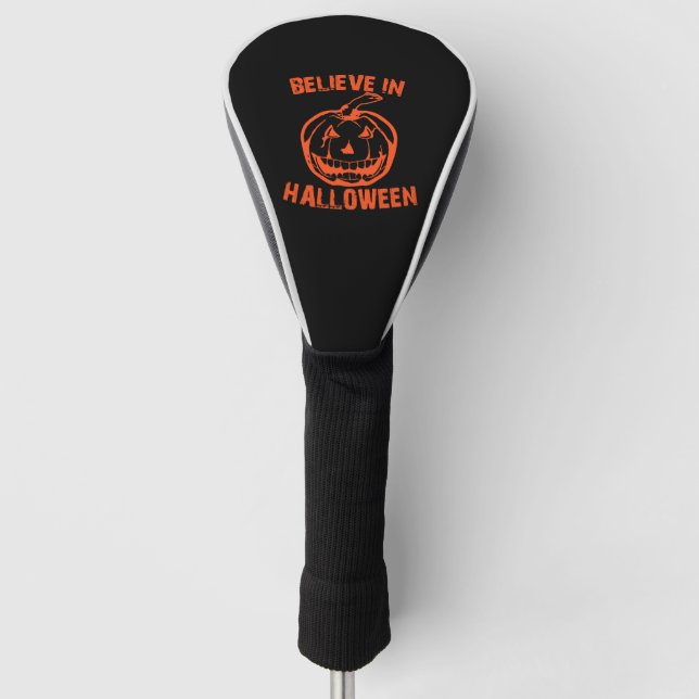 Believe In Halloween      Golf Head Cover (Front)