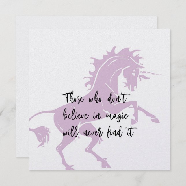 BELIEVE IN IT 5.25 x 5.25 card (Front/Back)