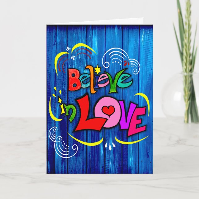 Believe in Love Card (Front)