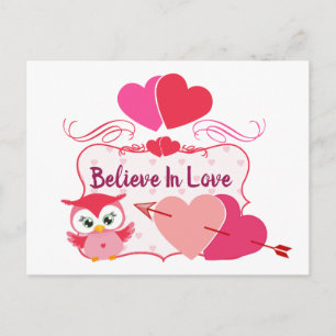 Believe In Love Postcard