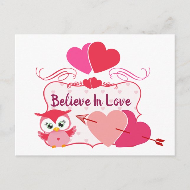 Believe In Love Postcard (Front)