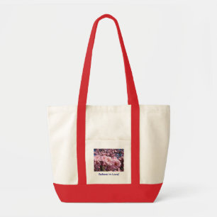 Believe in Love! Tote bag Pink Tree Flower Blossom