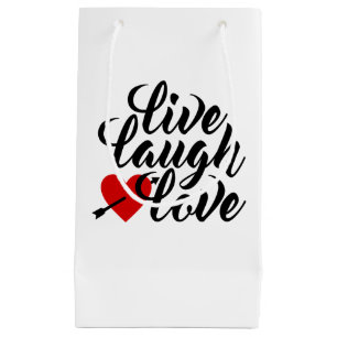 Believe in Love Valentine Calligraphy   Gift Bag