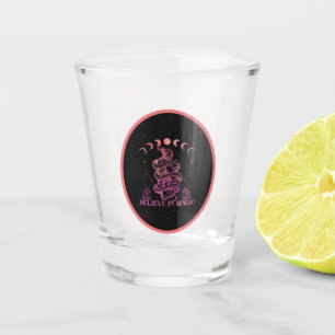 Believe In Magic Celestial Wiccan Art Shot Glass