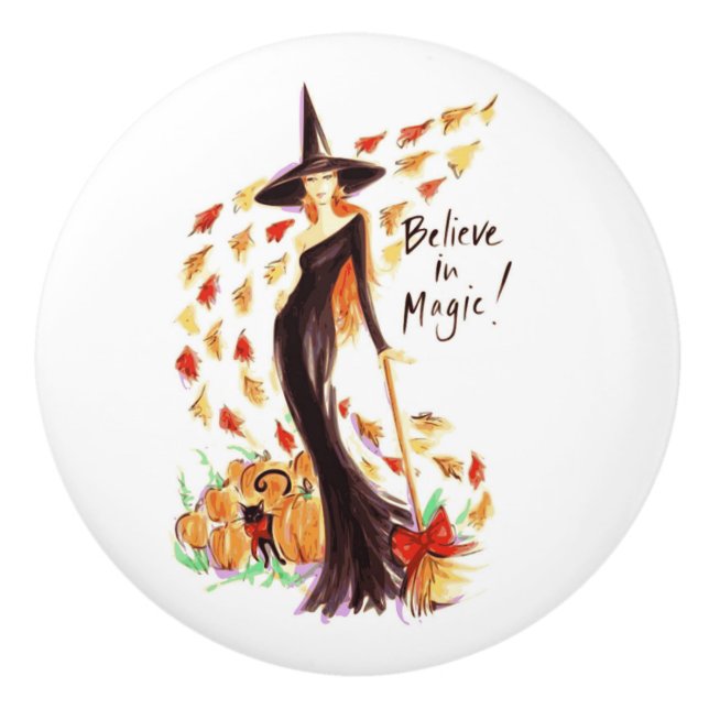 BELIEVE IN MAGIC CERAMIC KNOB (Front)