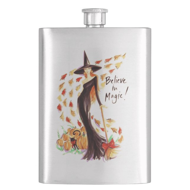BELIEVE IN MAGIC HIP FLASK (Front)