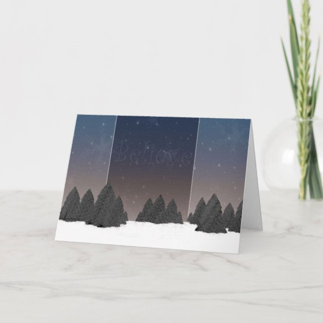 Believe in Magic Holiday Card (Front)