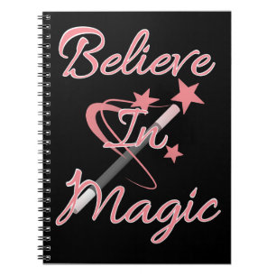 Believe In Magic Inspirational Quote Notebook