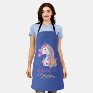 Believe In Magic Unicorn         Apron