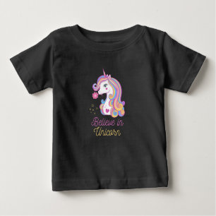 Believe In Magic Unicorn       Baby T-Shirt