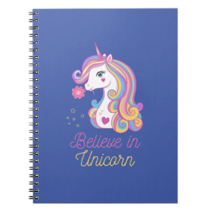 Believe In Magic Unicorn Notebook