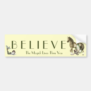 Believe in Magick Bumper Sticker
