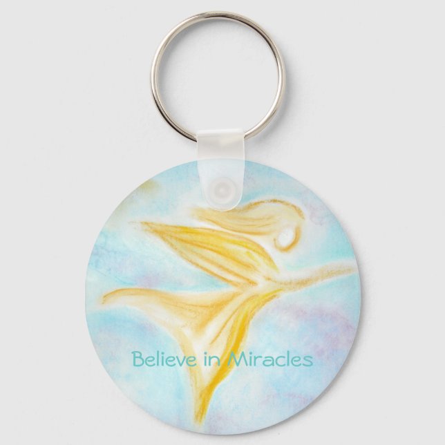Believe in Miracles keychain (Front)