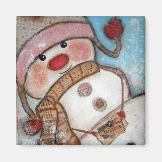 Believe in Snowmen Magnet