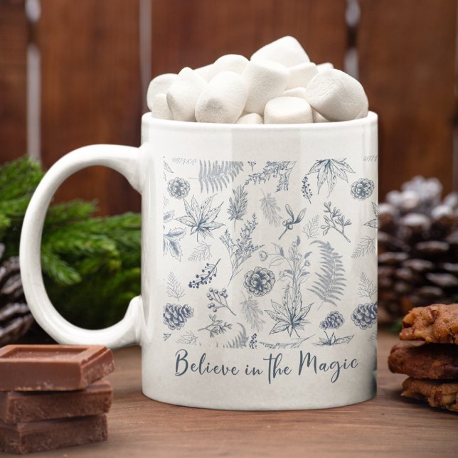 Believe In The Magic Botanical Coffee Mug (Creator Uploaded)