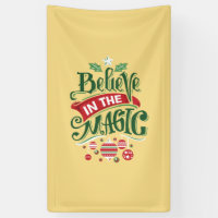 Believe in the Magic Christmas Typography