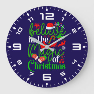 Believe In The Magic Of Christmas-82307 Large Clock