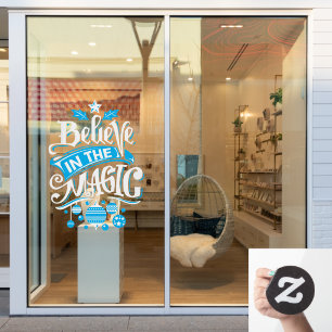 Believe in the magic of Christmas blue white